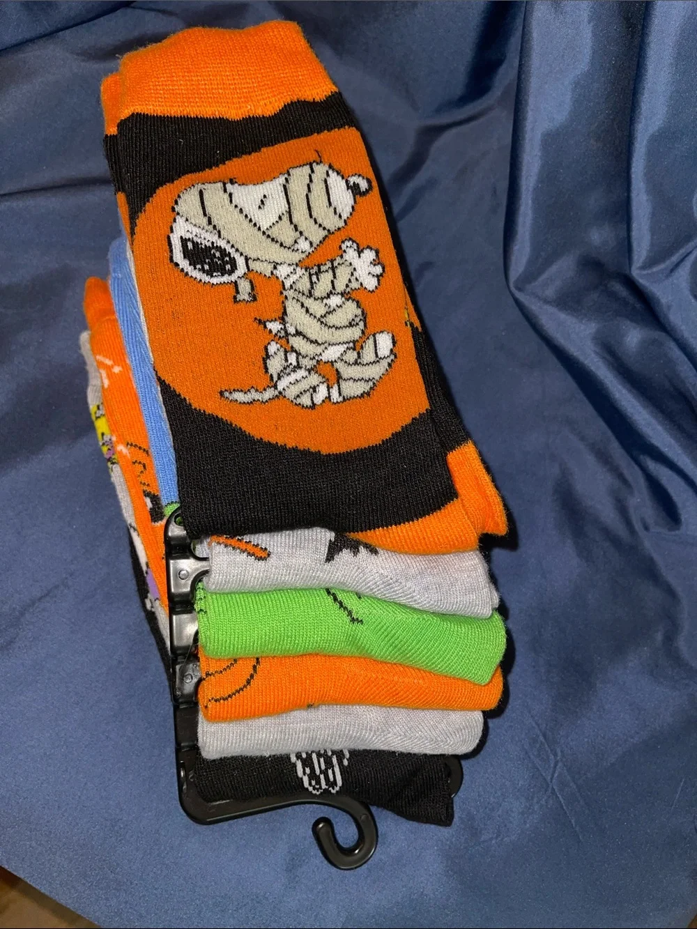 Peanuts Men's Crew Socks 6-Pack - Halloween Theme Peanuts Characters